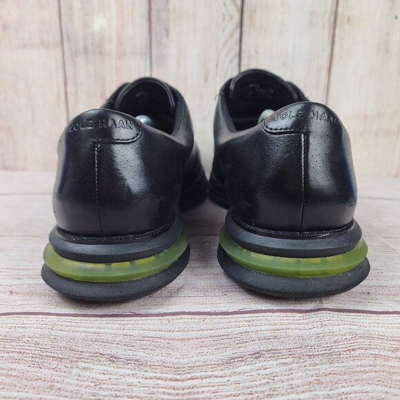 Cole Haan ØriginalGrand Energy Twin Oxford Men Size 13 Black Leather Dress Shoes - Picture 5 of 9